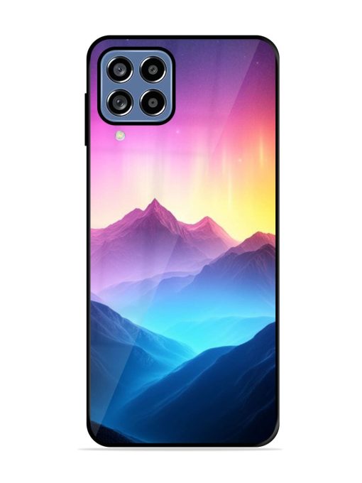 Cosmic Mountains Glossy Soft Edge Case for Samsung Galaxy M53 (5G) Chachhi