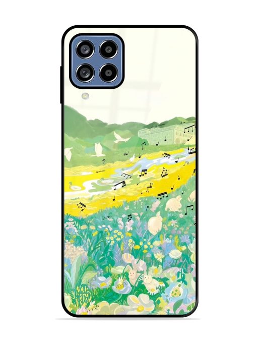 Melody In Bloom Glossy Soft Edge Case for Samsung Galaxy M53 (5G) Chachhi