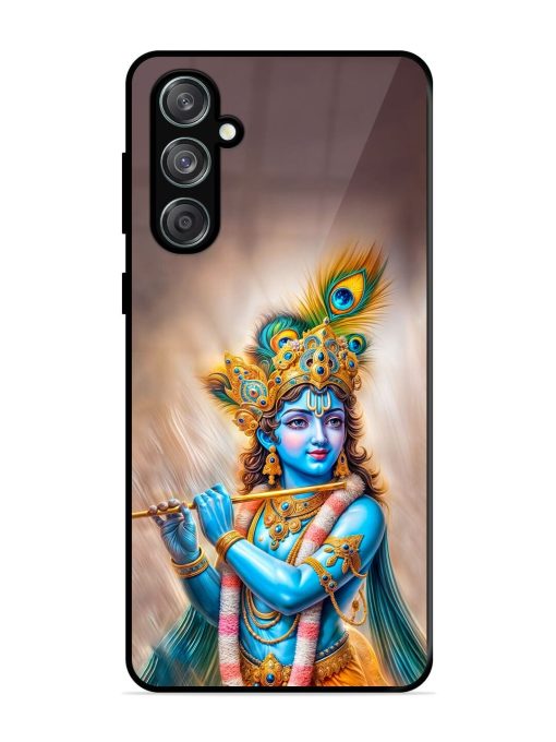 Divine Krishna Glossy Soft Edge Case for Samsung Galaxy M55 (5G) Chachhi