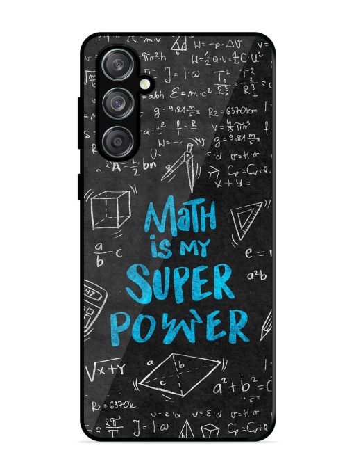 Math Magic Glossy Soft Edge Case for Samsung Galaxy M55 (5G) Chachhi