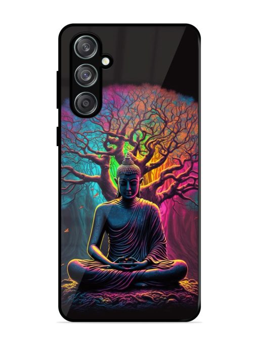 Enlightened Serenity Glossy Soft Edge Case for Samsung Galaxy M55 (5G) Chachhi