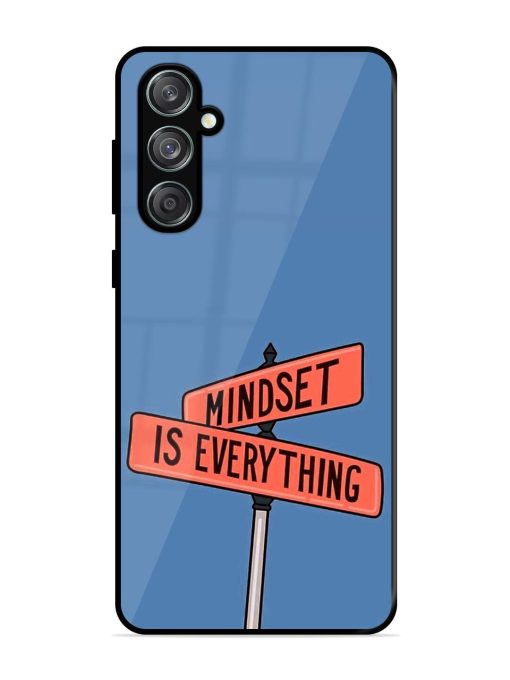 Mindset Matters Glossy Soft Edge Case for Samsung Galaxy M55 (5G) Chachhi