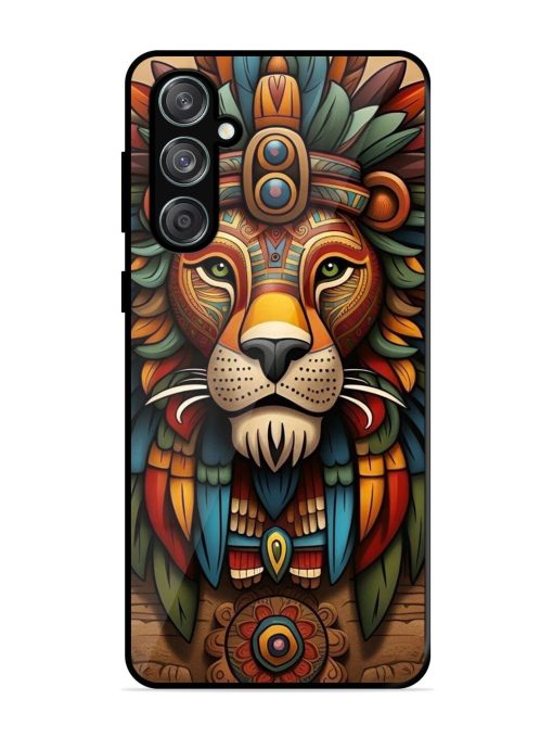 Aztec Majesty Glossy Soft Edge Case for Samsung Galaxy M55 (5G) Chachhi