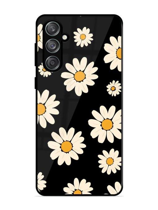 Daisies In The Night Glossy Soft Edge Case for Samsung Galaxy M55 (5G) Chachhi