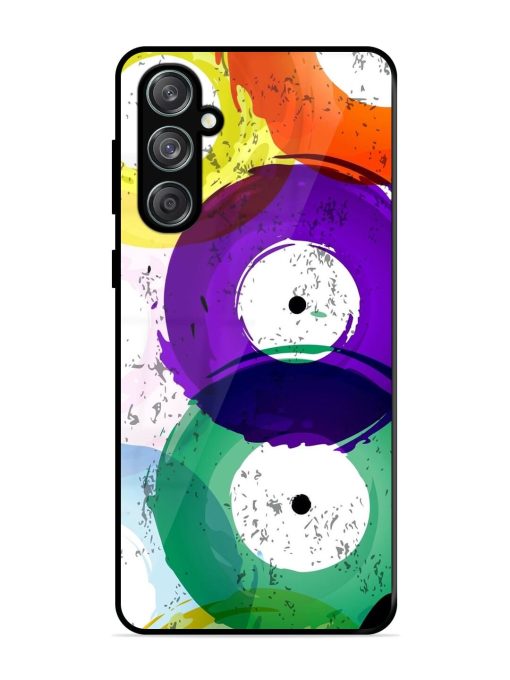 Vinyl Vibrations Glossy Soft Edge Case for Samsung Galaxy M55 (5G) Chachhi