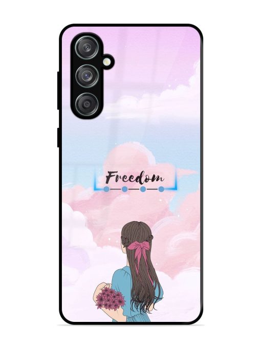 Skyward Dreams Glossy Soft Edge Case for Samsung Galaxy M55 (5G) Chachhi