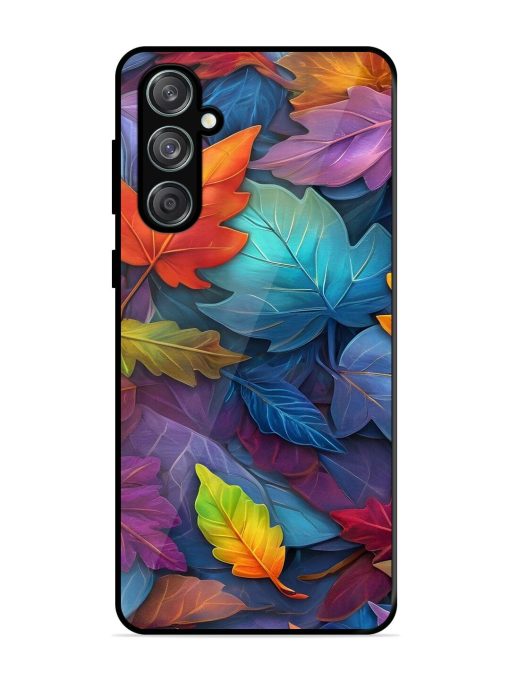 Autumn'S Embrace Glossy Soft Edge Case for Samsung Galaxy M55 (5G) Chachhi