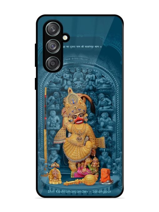 Divine Grace Of Shri Kashtabhanjandev Glossy Soft Edge Case for Samsung Galaxy M55 (5G) Chachhi