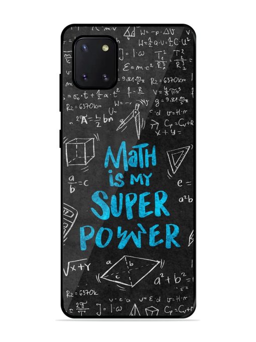 Math Magic Glossy Soft Edge Case for Samsung Galaxy Note 10 Lite Chachhi