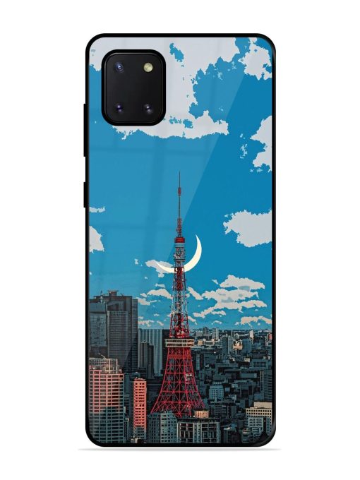 Tokyo Twilight Glossy Soft Edge Case for Samsung Galaxy Note 10 Lite Chachhi