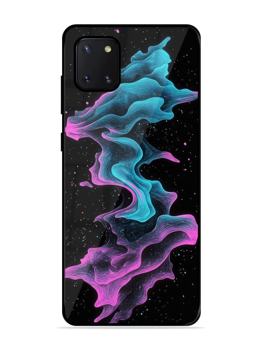 Cosmic Currents Glossy Soft Edge Case for Samsung Galaxy Note 10 Lite Chachhi