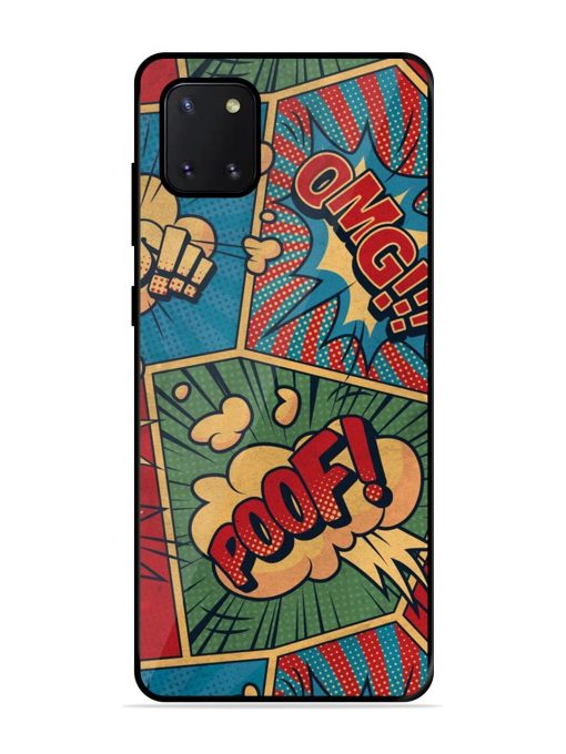 Comic Book Chaos Glossy Soft Edge Case for Samsung Galaxy Note 10 Lite