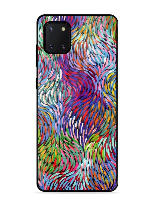 Vibrant Waves Glossy Soft Edge Case for Samsung Galaxy Note 10 Lite Chachhi