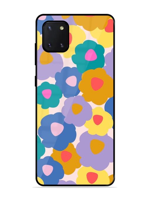 Flower Power Glossy Soft Edge Case for Samsung Galaxy Note 10 Lite Chachhi