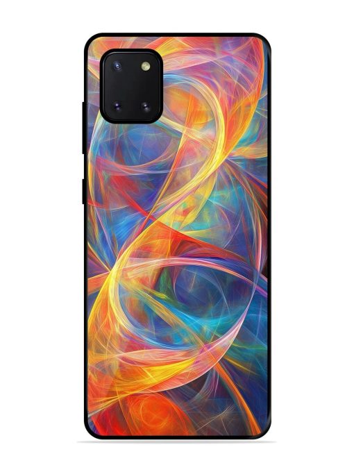 Cosmic Currents Glossy Soft Edge Case for Samsung Galaxy Note 10 Lite Chachhi