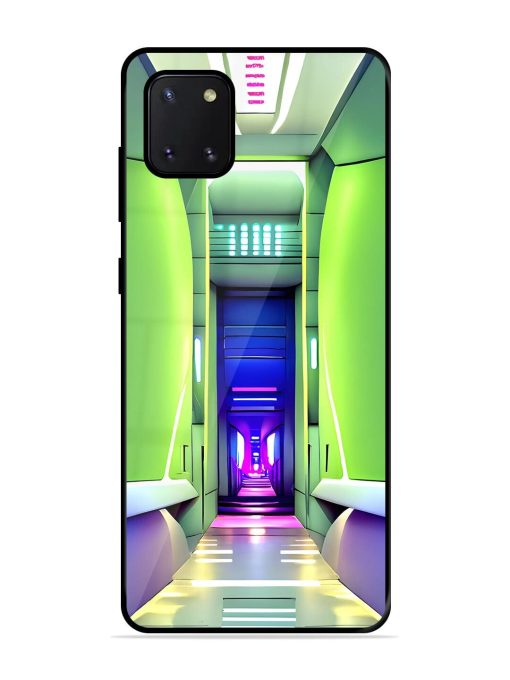 Neon Corridor Glossy Soft Edge Case for Samsung Galaxy Note 10 Lite Chachhi