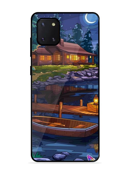 Moonlit Serenity Glossy Soft Edge Case for Samsung Galaxy Note 10 Lite Chachhi