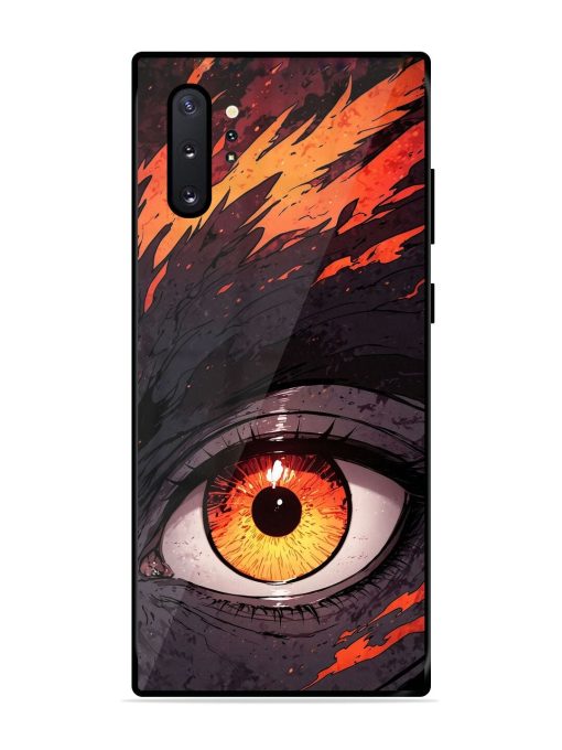 Inferno Gaze Glossy Soft Edge Case for Samsung Galaxy Note 10 Plus Chachhi