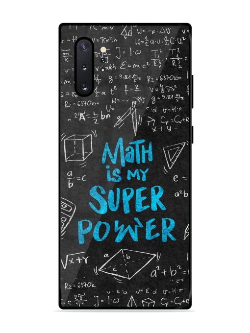 Math Magic Glossy Soft Edge Case for Samsung Galaxy Note 10 Plus Chachhi