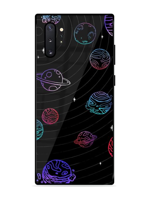 Cosmic Ballet Glossy Soft Edge Case for Samsung Galaxy Note 10 Plus Chachhi