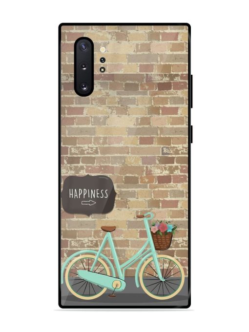 Pedaling Towards Happiness Glossy Soft Edge Case for Samsung Galaxy Note 10 Plus Chachhi