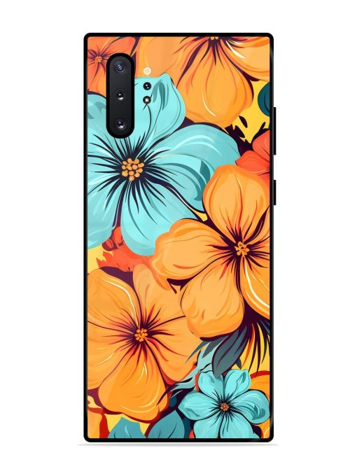 Tropical Bloom Glossy Soft Edge Case for Samsung Galaxy Note 10 Plus Chachhi