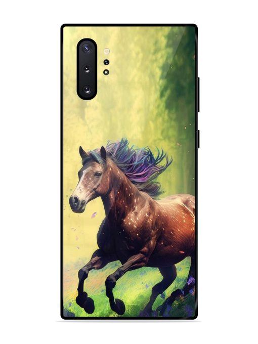 Enchanted Gallop Glossy Soft Edge Case for Samsung Galaxy Note 10 Plus Chachhi