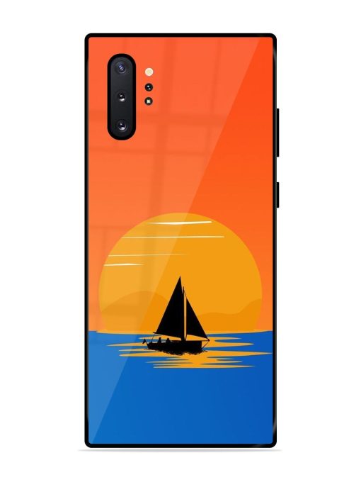 Sunset Sail Glossy Soft Edge Case for Samsung Galaxy Note 10 Plus Chachhi