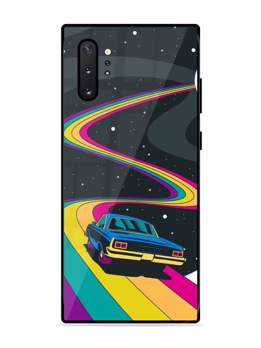 Rainbow Road Glossy Soft Edge Case for Samsung Galaxy Note 10 Plus Chachhi