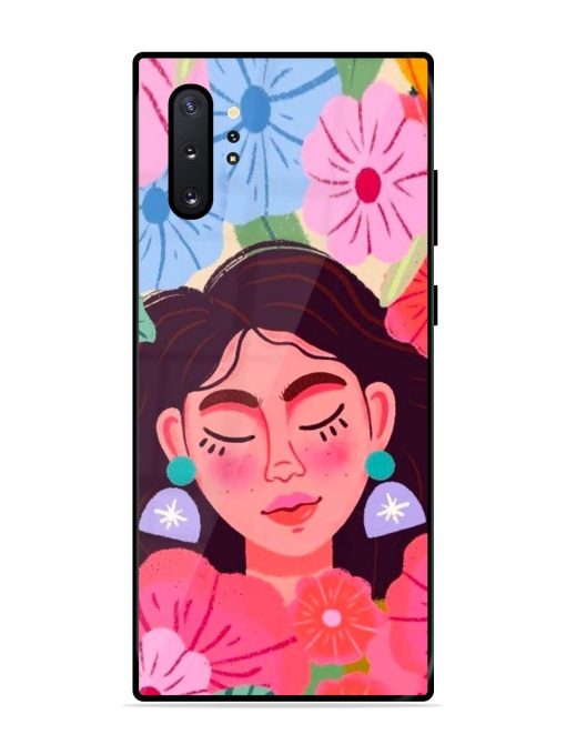 Blooming Serenity Glossy Soft Edge Case for Samsung Galaxy Note 10 Plus Chachhi