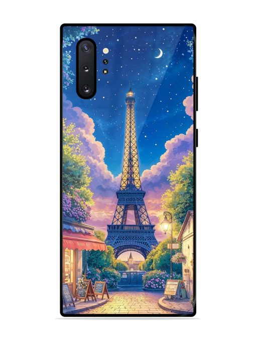 Twilight In Paris Glossy Soft Edge Case for Samsung Galaxy Note 10 Plus Chachhi