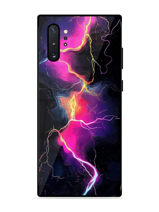 Electric Dreams Glossy Soft Edge Case for Samsung Galaxy Note 10 Plus Chachhi