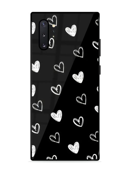 Scattered Hearts Glossy Soft Edge Case for Samsung Galaxy Note 10 Plus
