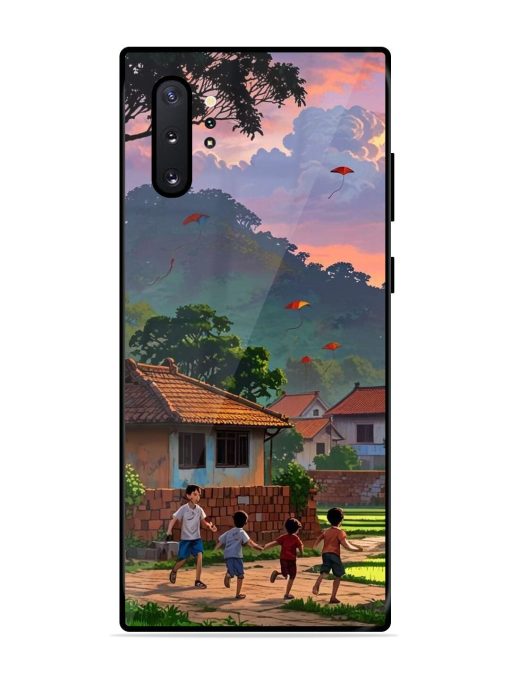 Sunset Play Glossy Soft Edge Case for Samsung Galaxy Note 10 Plus Chachhi