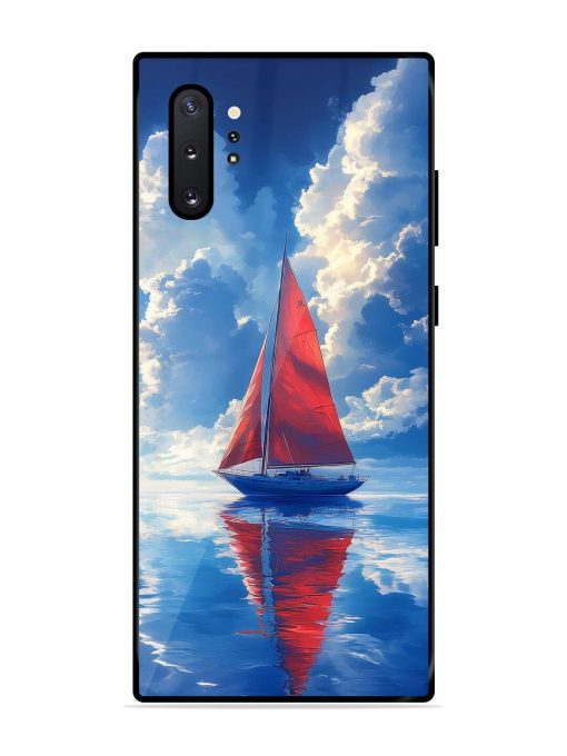 Crimson Sails Glossy Soft Edge Case for Samsung Galaxy Note 10 Plus Chachhi