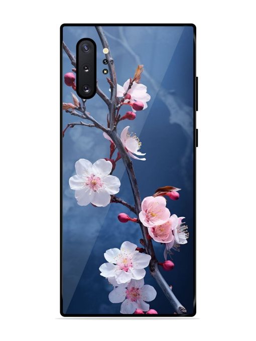 Delicate Blossoms Glossy Soft Edge Case for Samsung Galaxy Note 10 Plus Chachhi