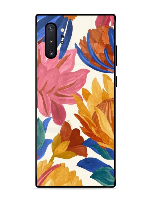 Blooming Tapestry Glossy Soft Edge Case for Samsung Galaxy Note 10 Plus Chachhi