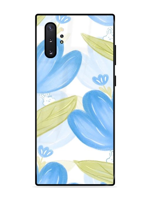 Bunny'S Blue Garden Glossy Soft Edge Case for Samsung Galaxy Note 10 Plus Chachhi