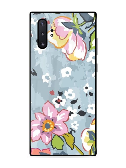 Floral Fantasy Glossy Soft Edge Case for Samsung Galaxy Note 10 Plus Chachhi