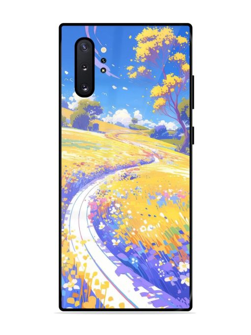 Vibrant Spring Meadow Glossy Soft Edge Case for Samsung Galaxy Note 10 Plus Chachhi