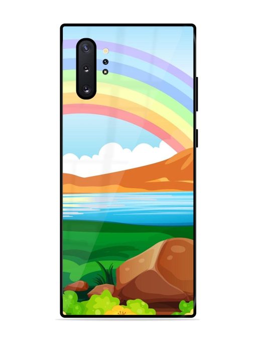 Rainbow Over The Lake Glossy Soft Edge Case for Samsung Galaxy Note 10 Plus Chachhi