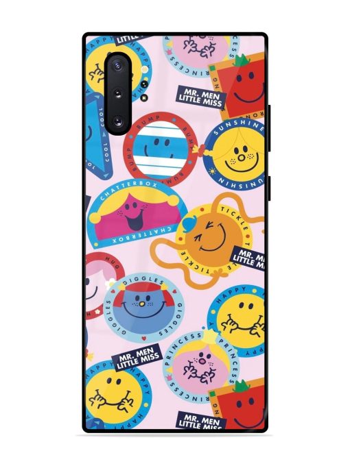 Whimsical Mr. Men & Little Miss Glossy Soft Edge Case for Samsung Galaxy Note 10 Plus Chachhi