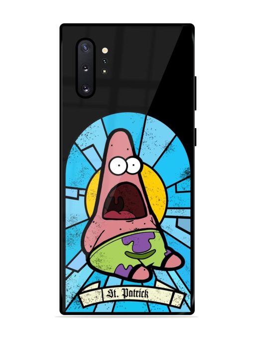 St. Patrick'S Day Stained Glass Patrick Star Glossy Soft Edge Case for Samsung Galaxy Note 10 Plus Chachhi