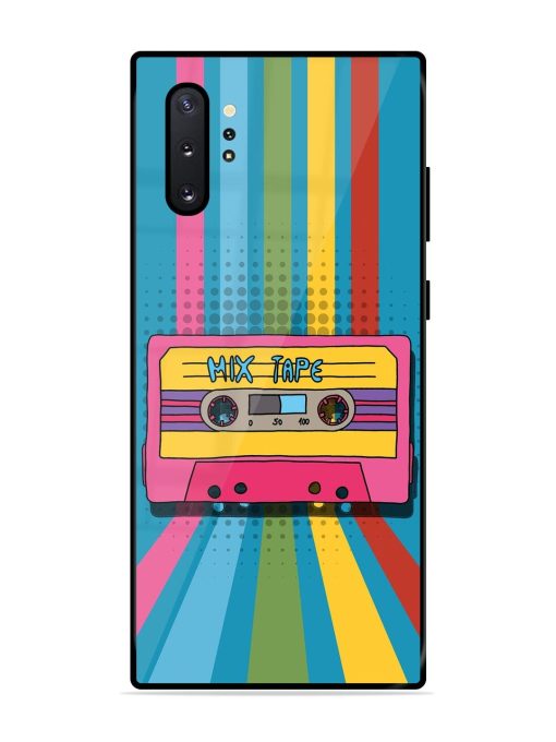 Retro Cassette Tapes Glossy Soft Edge Case for Samsung Galaxy Note 10 Plus