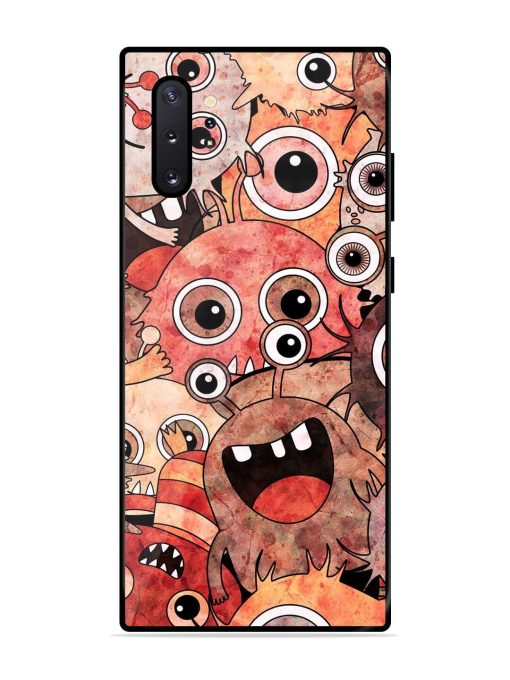 Monster Mash Glossy Soft Edge Case for Samsung Galaxy Note 10 Plus Chachhi