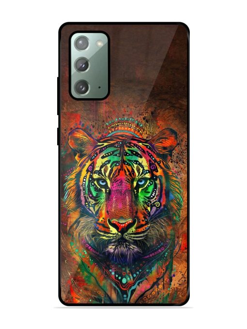 Cosmic Tiger Glossy Soft Edge Case for Samsung Galaxy Note 20 Chachhi