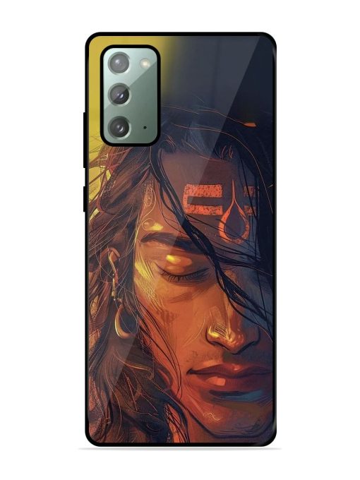 Tranquil Shiva Glossy Soft Edge Case for Samsung Galaxy Note 20 Chachhi