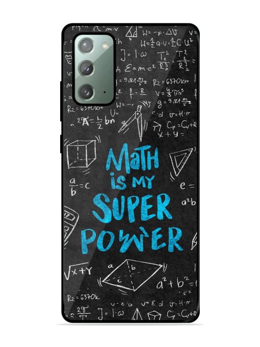 Math Magic Glossy Soft Edge Case for Samsung Galaxy Note 20 Chachhi