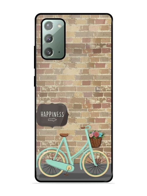 Pedaling Towards Happiness Glossy Soft Edge Case for Samsung Galaxy Note 20 Chachhi