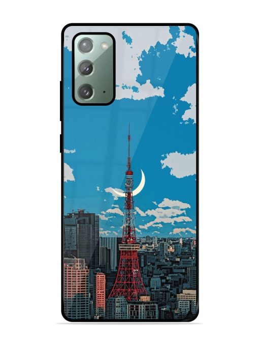 Tokyo Twilight Glossy Soft Edge Case for Samsung Galaxy Note 20 Chachhi